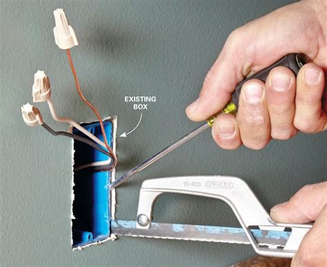 how to remove electrical outlet box on a circuit|remove electrical outlet completely.